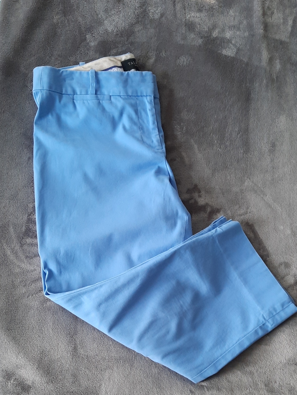 Talbots Light Blue Cropped Dress Pants